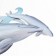 Panel interior metal "Whales" 17x35 cm