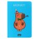 Notepad A6 40 sheets, in the Capybara at a party, cardboard cover, selective varnish, block 80 g/m2