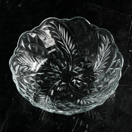Glass salad "Toyo", 2.5 l, Iran-1