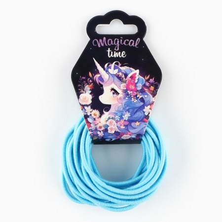 Hair gum "Magical Time" 18 pcs., Diam. 4 cm-1