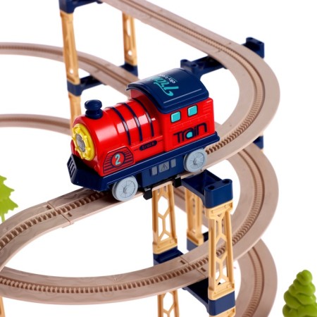 Railway "City", works from batteries-3