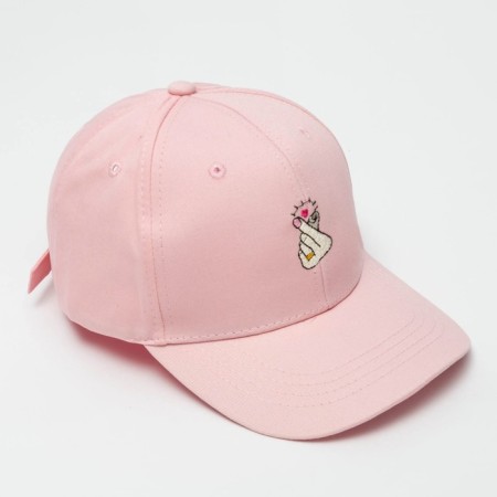 Women's cap Minaku "Love" Color Pink, rr 56-58-6