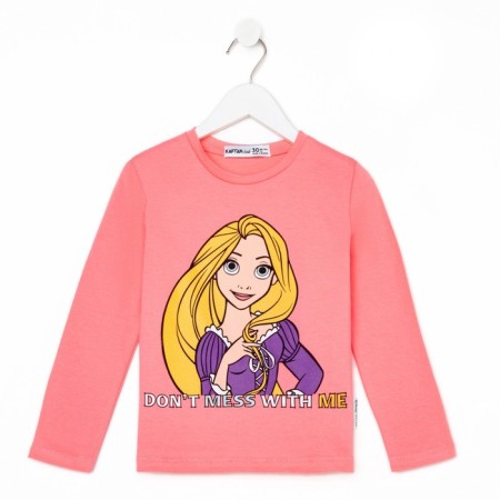 Long sleeve T-shirt "Rapunzel", Disney, height 110-116, pink-5
