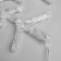 Snowflake LED figure 39 cm, acrylic, 50 LED, 220 V, glow of blue