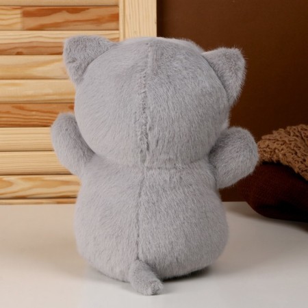 Soft toy "Dog", 24 cm, gray color-2