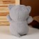 Soft toy "Dog", 24 cm, gray color
