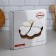 Menzhitsa "Heart", 4 pcs: 300 ml, wooden base, porcelain, Iran