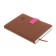 Organizer A5, with a header, 120 sheets in a ruler, PVC cover, mix