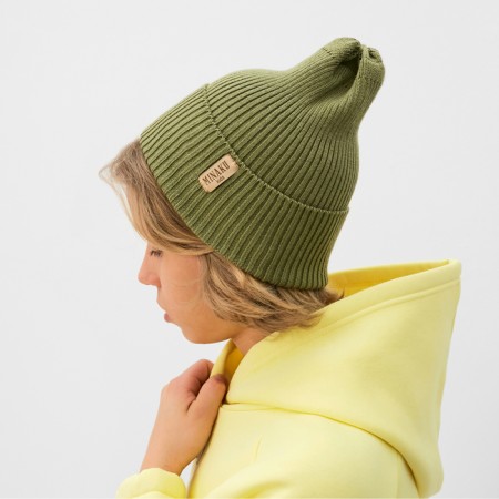 Children's hat Minaku, rr 48-52 Haki color-1