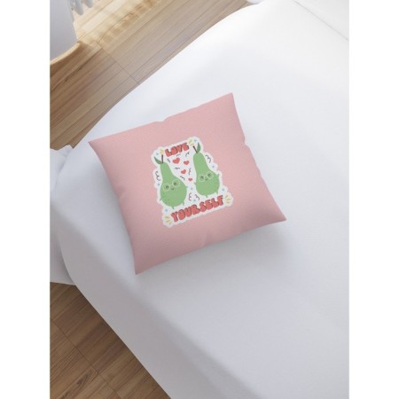 Decorative pillowcase "Funny pears", on lightning, size 45x45 cm-1