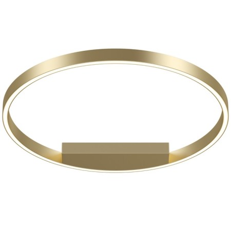 Ceiling Lamp Maytoni Mod058CL-L35BSK, LED, 35W, 60x60x3.5 cm, 1600lm, brass color