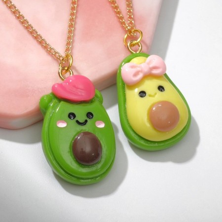 Kuulons Demetrotes "Choselka" Avocado, Boy and Girl, Colored in Gold