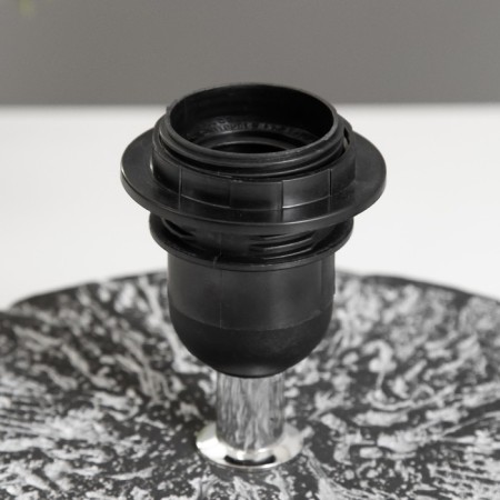 The base for the desktop lamp "Succa" E27 40W is black 26x26x23 cm Risalux-2