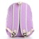 School backpack, set 2 in 1,+ pencil case in a cage, 40x28x13 cm, lilac color