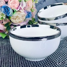 Set of salad bowls Lenardi Multicolor, Porcelain, D = 11.5 cm, 6 pcs