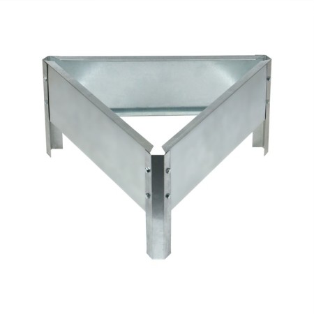 Galvanized flowerbed, 50 × 15 cm, “Terition”, Greengo-7