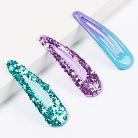 Hair hair clip, 10 pieces, cold heart-2
