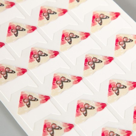 A set of corners with a pocket for photos 24 corners "Butterflies" mix 12.5x9 cm-3