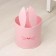 Organizer for storage Funny "hare", 24 × 24 × 22 cm, 8 l, pink color