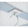 Square ceiling mount on double -sided tape, white color