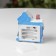 LED figure "snow -covered house" 9 × 10 × 6 cm, polystone, batteries AAAX3 (not in the kit), glow of multi