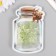 Artificial plant for creativity "Brunia" set of 12 pcs 7 cm
