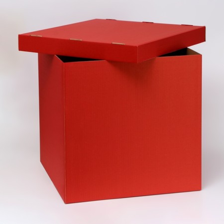 Box for balloons, red, 60 x 60 x 60 cm-4