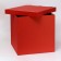 Box for balloons, red, 60 x 60 x 60 cm