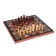 Board game 3 in 1 "Flowers": chess, checkers, backgammon, wood 50 x 50 cm