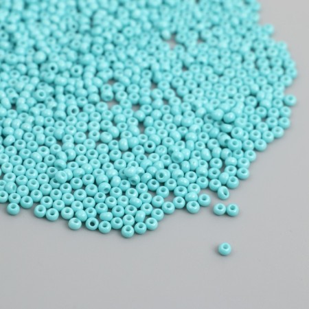 Glass bead 12/0 "aquamarine" smooth No. 703 450 gr