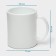 Avvir mug "Tea", 320 ml, glass ceramics, white color