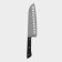 Knot Kitchen Santu Hinshitsu, stainless steel, 17.8 cm, black