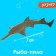Set of marine animals "sea inhabitants", 6 figures