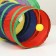 Cat tunnel rustling "slingshot", 85 x 25 cm, multi -colored
