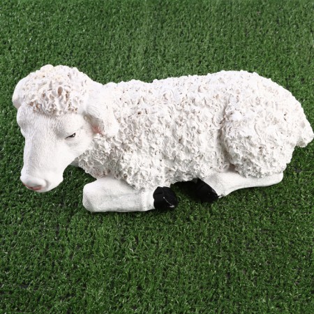 Garden figure "lamb lies" 29x15x17cm ////-4
