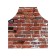 Apron kitchen with a photo print "Ancient wall", adjustable, size OS