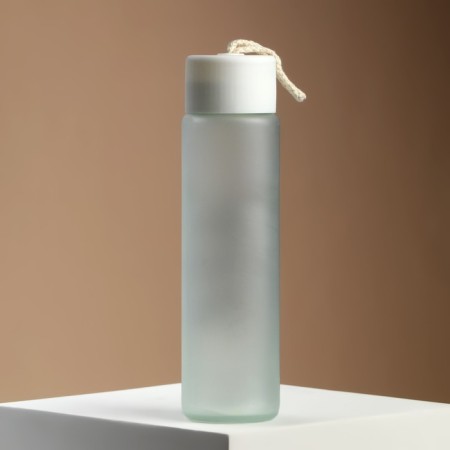 Water bottle "Love, laugh, live", glass, color mix, 350 ml-3