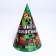 Festive paper cap "Happy Birthday", Pixels