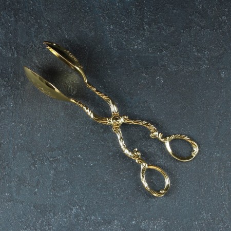 Forceps for serving "Rahat Gold", h = 22 cm, gold color-1