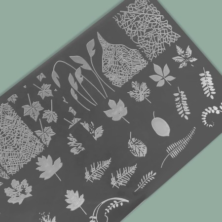 Stamping disk Metal "Nature", 12 × 6 cm-3