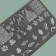 Stamping disk Metal "Nature", 12 × 6 cm