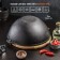 Clot of cast-iron magma, 5 l, with an arc, a lid-skidjor