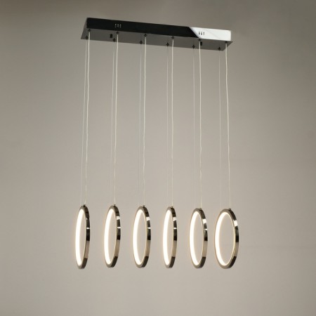Lamp with DDD "Lorein" LED 60W 3000-6000K black chrome 55.5x25x25-125 cm-11
