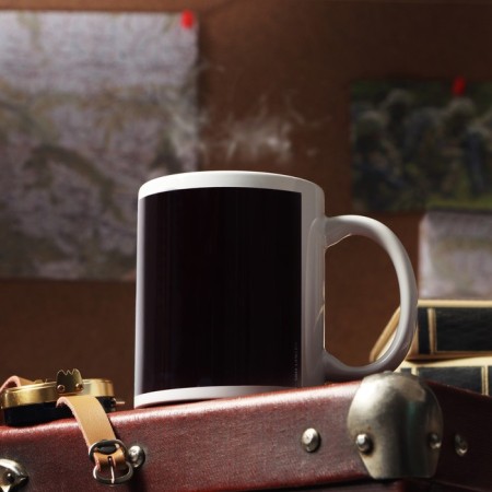 A mug with sublimation "do not throw our own" 320 ml-2