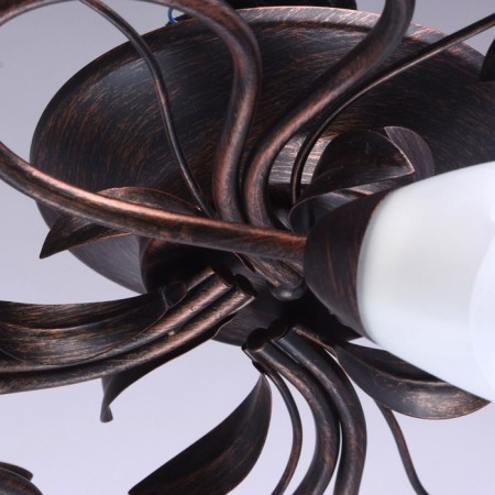 Celeal chandelier "Aida", 8x60W E14, copper 77x77x24 cm-8