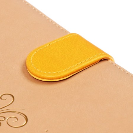 The diary is low, the PVC cover, A5 format, 140 l, cell, with a strap, beige-4