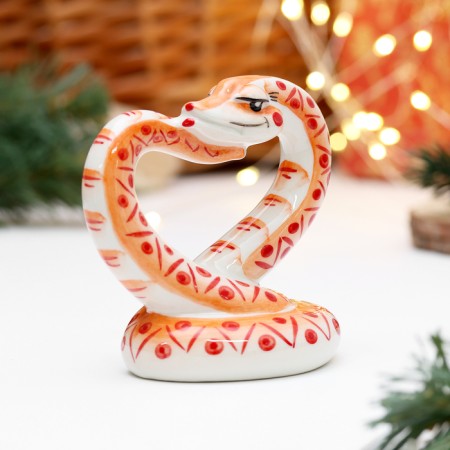 Souvenir "Snake Love", 10 cm, porcelain-1