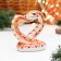 Souvenir "Snake Love", 10 cm, porcelain
