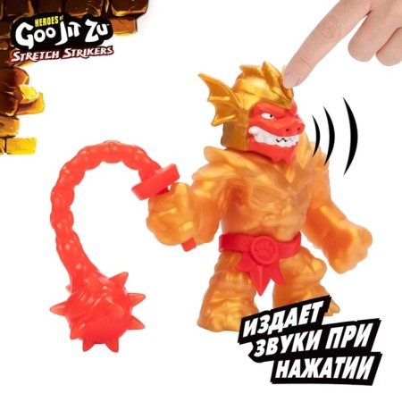 The stretching figure "Golden Knight Blazagot Delux Stretch Stikers" 43496-3