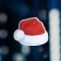LED toy on Velcro "New Year's cap" 10 × 8.5 cm, batteries Lr44x3, glow of multi